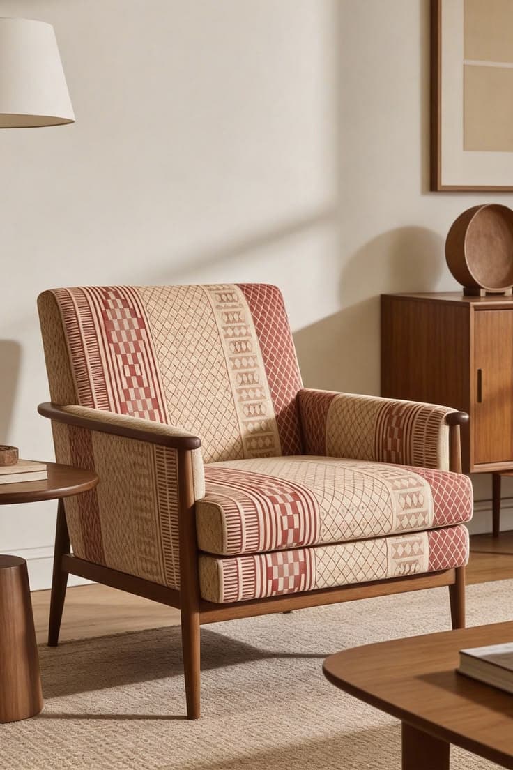 Warm decor and furniture arrangement in a sunlit interior